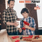 68pcs Kids Tool Set Toys Play Tools Construction Working Tools Pretend Role Play