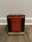 1997 Coca Cola  Barber Shop Canister From The Cavanagh  Collection - Nib