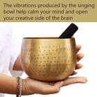 Jumbo Jumbo Tibetan Ring Gong Meditation Bowl Mallet Cushion Set - Jumbo