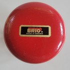 Brio Vintage 1970s New In Box Wooden Toy Rattle With Bell Made In Sweden