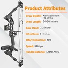 X8 20-70lbs Compound Bow Set Archery Hunting Target Rh lh Shooting Let-off 80 