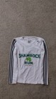 Vintage 2011 Shamrock White Adidas Long Sleeve Jersey Size Medium