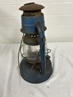 Vintage Dietz N y  U s a  Little Wizard Blue Kerosene Oil Lantern Original Globe