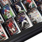 Case Of 10 Bcw Safesort Black Plastic Alphabetized Trading Card Sorting Trays