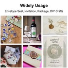 10 Pcs Sealing Wax Sticks With Wicks For Wax Seal Stamps Envelopes Letters