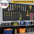 10 Pcs Metal Pegboard Panels  Heavy Duty Peg Boards For Garage And Garden Tool S