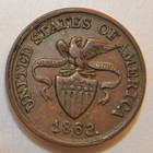 1863  Civil War Token  630 Bv-6a -story   Southworth - New York  Ny - Storecard