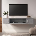 Floating Tv Stand Wall Mounted Entertainment Center Media Console Storage Cab   
