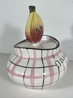 Vintage Napco Pixieware Onion Condiment Jar Spoon Mcm