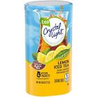 Crystal Light Lemon Iced Tea Drink Mix Pitcher Packets 4 Pitcher Packets