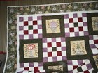 Christmas Carols Holiday Handmade Finished Quilt 59    X 70   