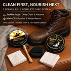 Feilove Leather Boot Care Kit     Mink Oil   Saddle Soap For Leather With
