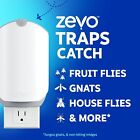 Zevo Flying Insect Trap- Use In Any Room  2 Plug In Device   4 Cartridges  New