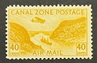 Travelstamps  Canal Zone Stamps Scott  c13  40 Cent Airmail Issue Mint Og H