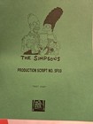 1997 The Simpsons Production Script Final Bart Star 5f03