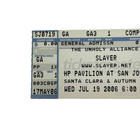 Slayer Unholy Alliance 2006 Unused Concert Tickets Pair San Jose Lamb Of God