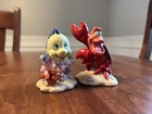Disney Sebastian And Flounder The Little Mermaid Ceramic Porcelain Figure 3   