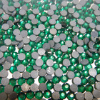 1440pcs Hotfix Rhinestone Iron-on Flatback Beads Charming Czech Emerald Ss10 3mm