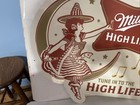 Miller High Life Tune In To The High Life Tin Tacker New In Pkg 30 X 23