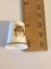 Cats Thimble Vintage Souvenir Collectible