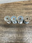 Vintage Lot Of 4 Richardson   s Silk Thread Wooden Spools  Fly Fishing 100 125 136