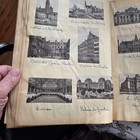 Antique Large Travel Scrapbook 1900 - 1905s England Europe Us 220 Pages