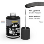 Aki012102 Ak Interactive Precision Panel Liner - Black 30ml