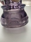 Vintage Purple Amethyst Whitall Tatum Co No  1 Glass Insulator