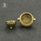 Antique Copper Incense Stick Burner Retro Brass Pocket Hollow Incense Holder