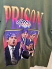The Office Prison Mike Michael Scott Green T-shirt Dunder Mifflin Men   s L