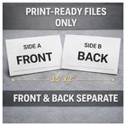 1000 Professional Custom 2 Sided Full Color Business Cards Matte Finish No Glare