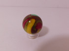 Lovely New John Hamon Miller Fancy Swirl 25 Mm   1  Dia  Art Glass Marble