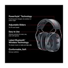 3m Worktunes Connect Solar Powered Wireless Hearing Protection Earmuffs  Bluetoo