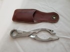 Ami Vintage Open-all   Champagne Cork Extractor With Cowhide Sheath Original Box