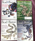 Bead   Button Magazines Lot Of 22 Items Assorted Years Good Condition  N