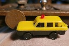 Vintage Plastic Little Toy Emergency Vehicle Ambulance Wheels Move