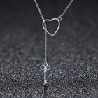 Presentski 925 Sterling Silver Y Lariat Necklace Chain Valentines Day Jewelry   