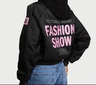 Vs 2026 Fashion Show Luxe Satin Bomber Jacket Xs free Blanket