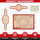 3 Pcs Silicone Bread Sling   Baking Mat  Non-stick Reusable Bread    