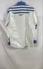 Vintage 90s Roper Sport Men s Blue White Asymmetrical Striped Western Shirt