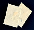 Iceland Stamp - 1934 Air Mail Airplane Sn C16a c15  Perf 14 Mlh R68