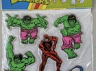 Vintage 1979 Dc Comic Super Heroes Puffy Stickers Hulk Daredevil Mr fantastic