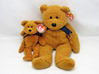 Ty Beanie Buddy Bear Fuzz 1999   Beanie Baby Fuzz Super Soft Plush
