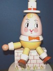 Vintage Humpty Dumpty Wooden Lamp  Baby Nursery Rhymes Girl Boy