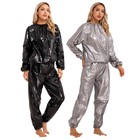 Womens Men Heavy Duty Weight Loss Sauna Suit Gym Fitness Workout Sweat Suits