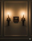 Antique Vintage Brass Candle Sconces Pair Hollywood Regency Wall Lighting 1950s