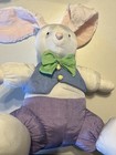 Vintage Pair Of Russ Berrie Bunnies Rabbit Easter Bunny Plush   14   