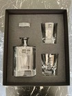 Rogaska 1665 Manhattan Whisky Decanter 27oz   2 X Dof Tumbler 9oz Set Of 3 Bnib