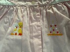Vintage 1970s Girls Dress Stitching Embroidery Duck Size 6 To 9 Months Hearts
