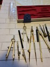 Vintage   Antique Big Lot Of Drafting Tools Many From Tarco Palo Drp   Case s 